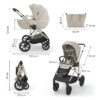 Poussette multifonction 3en1 PRIME 3 - Beige