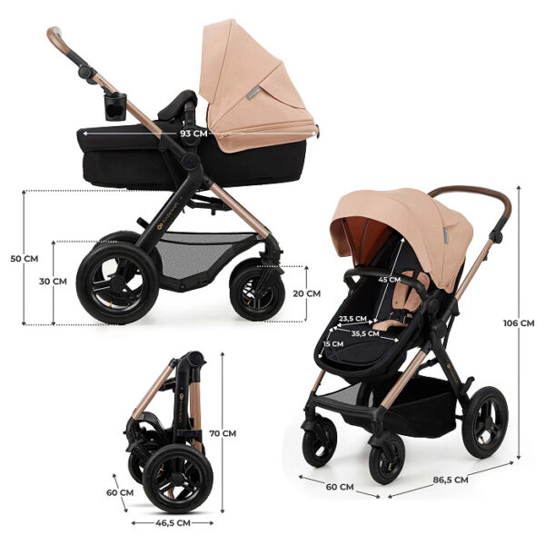 Poussette Trio MOOV 2 AIR - Beige