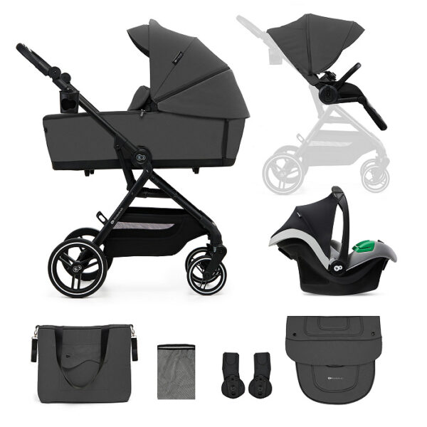 Poussette 3en1 YOXI - Gris