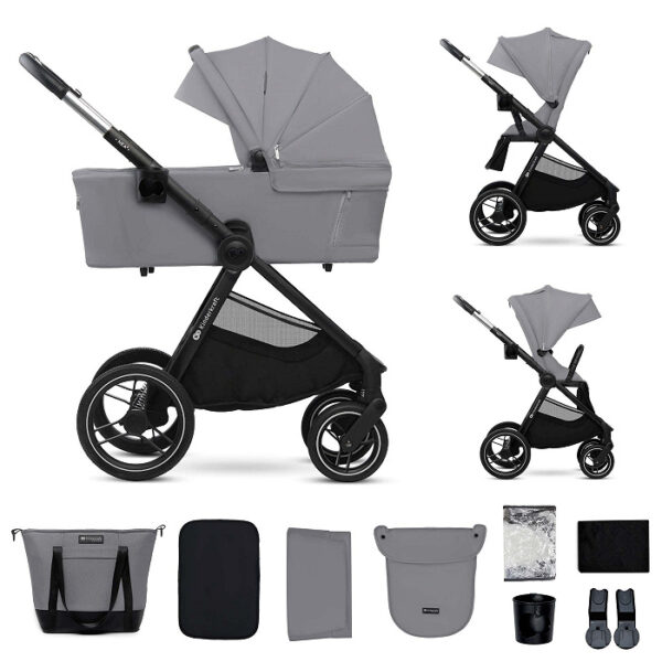 Poussette polyvalente NEA 2 - Gris clair