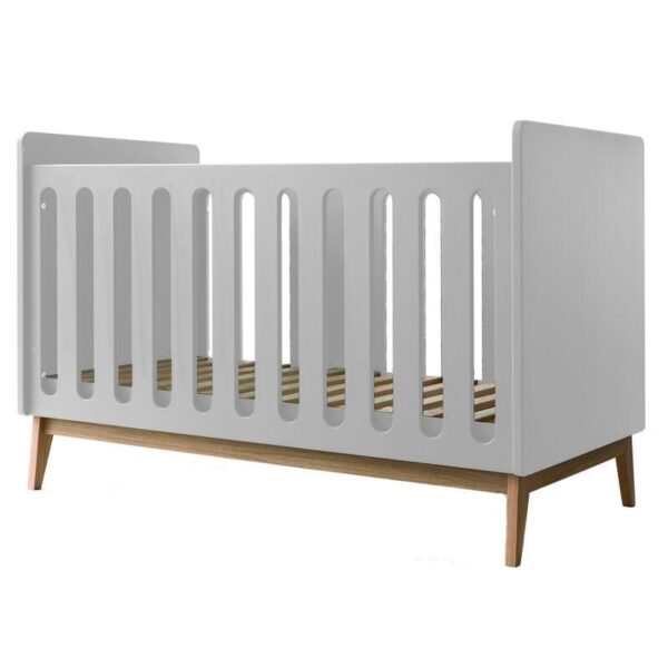 Lit bébé 70x140cm évolutif en banquette Pure Blanc - PERICLES