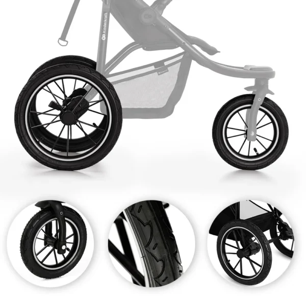 Poussette tout-terrain HELSI 2 - Gris