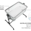 Lit Bébé Cododo avec Matelas de Naissance