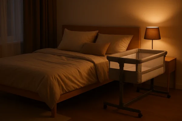 Lit Bébé Cododo avec Matelas de Naissance
