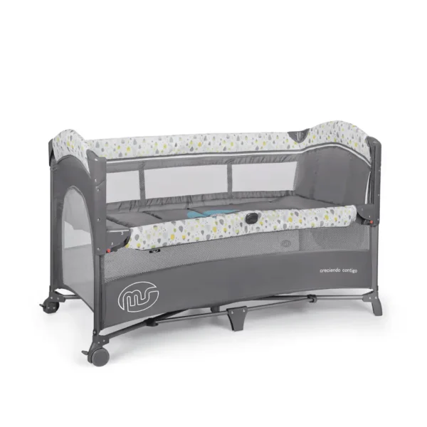Lit Bébé Cododo Gris "Mat"
