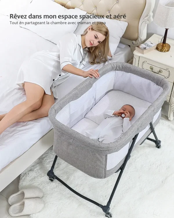 Lit Cododo Bebe Gris "Bab"