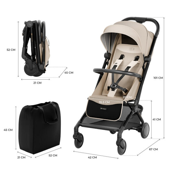 Poussette cabine PILOT 2 - Beige