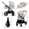 Poussette polyvalente NEA 2 - Beige