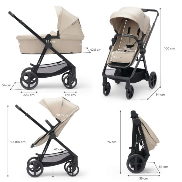 d28aec71-026a-4acf-9640-1ed40b79ae8e Poussette Trio NEWLY - Beige