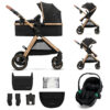 debb3b44-0b34-4661-a9ab-0454f9d44ae0 Poussette multifonctionnelle 3 en 1 ESME PRO - Noir