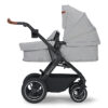 Poussette Trio B-TOUR PRO - Gris clair