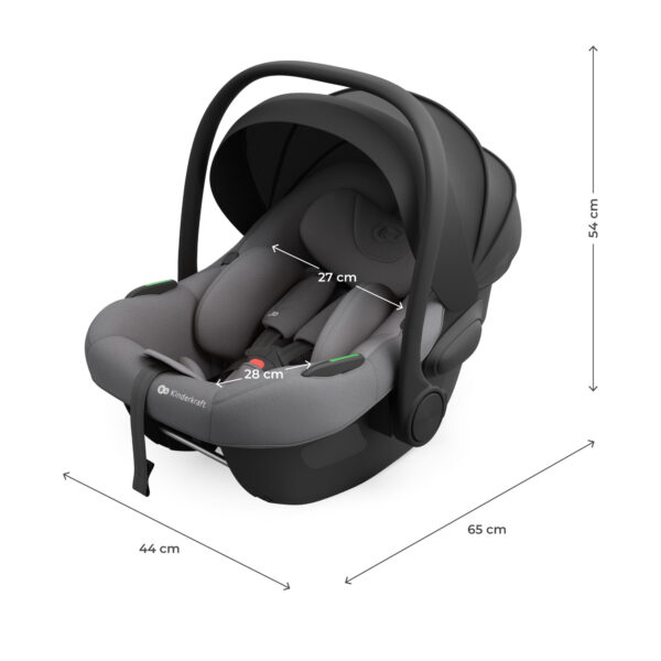 Siège auto I-LITE avec base ENDURA SAFE FX - Gris