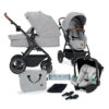 Poussette Trio B-TOUR PRO - Gris clair