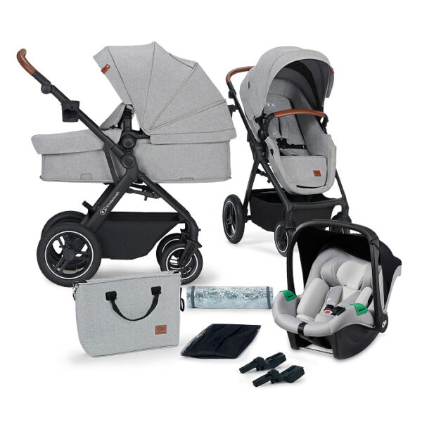 Poussette Trio B-TOUR PRO - Gris clair