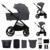 Poussette polyvalente NEA 2 - Gris foncé