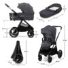 Poussette polyvalente NEA 2 - Gris foncé