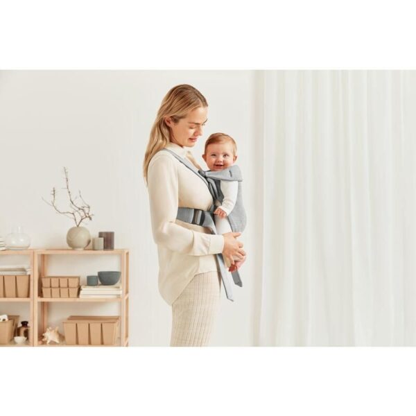 ccc Porte-bebe Mini Jersey Gris Clair - BABYBJÖRN